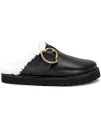 Moncler - Leather Slides - Lyst