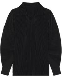 Homme Plissé Issey Miyake - Issey Miyake Pleated Polo - Lyst