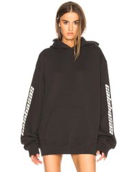 Yeezy Calabasas Embroidered French Terry Hoodie - Black