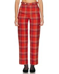 Bode - Gable Plaid Trouser - Lyst