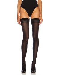 Wolford - Velvet De Lux 50 Stay Up Polyamideblend Tights - Lyst