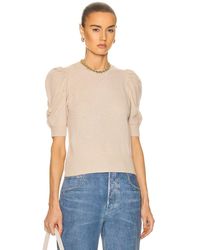 FRAME Luxe Halter Sweater | Lyst