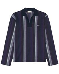Nicholas Daley - Long Sleeve Striped Polo - Lyst