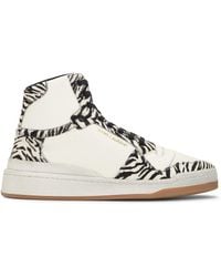 Saint Laurent - Sl/24 Haircalf & Leather Sneaker - Lyst