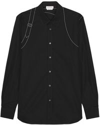 Alexander McQueen - Stitching Harness Long Sleeve Shirt - Lyst