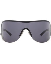 Acne Studios - Rounded Shield Sunglasses - Lyst