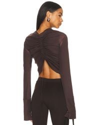 Jade Cropper - Gathered Back Button Up Top - Lyst