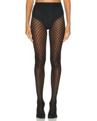 Wolford - Velvet Net Illusion Tights - Lyst