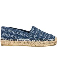 Miu Miu Espadrille shoes and sandals for Women | Online Sale up to 41% off  | Lyst