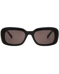Saint Laurent - Ysl Acetate Rectangle Sunglasses - Lyst