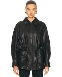 Arma - Maeve Leather Barn Jacket - Lyst