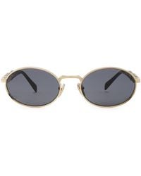 Prada - Oval Sunglasses - Lyst