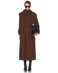 Mimchik - Hooded Scarf Trench Coat - Lyst