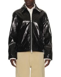 sunflower Short Leather Jacket in Black for Men | Lyst