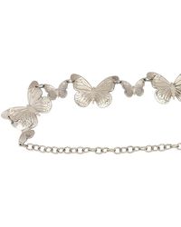 Blumarine Butterfly Belt - Metallic