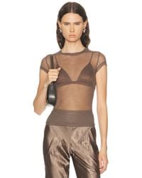 Rick Owens - Cropped Level Tee - Lyst