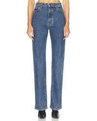 KHAITE - Danielle Straight Leg Jeans - Lyst