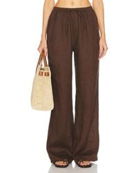 AEXAE - Linen Drawstring Trouser - Lyst