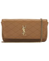 Saint Laurent - Gaby Chain Phone Holder Bag - Lyst