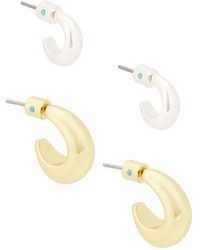 Roxanne Assoulin - The Level Up Set Mini Hoop Earring - Lyst