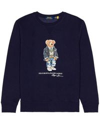 Polo Ralph Lauren Heritage Bear Crewneck - Blue