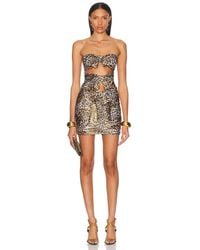 Alexandre Vauthier - Panther Mini Dress - Lyst