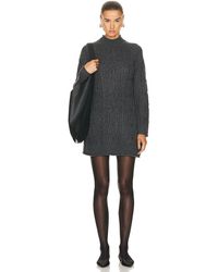 Loulou Studio - Layo Turtleneck Cable Knit Dress - Lyst