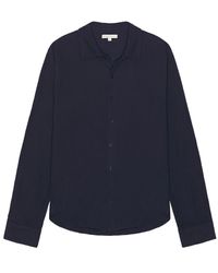 Onia - Cotton Gauze Long Sleeve Shirt - Lyst