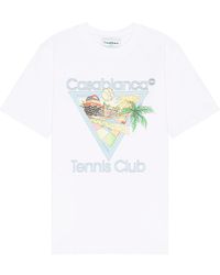 Casablanca - Printed T-shirt - Lyst