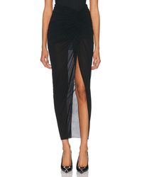 Alexandre Vauthier - High Slit Maxi Skirt - Lyst