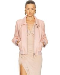 Tom Ford - Leather Collar Jacket - Lyst