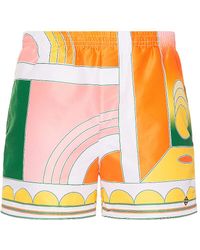 Casablancabrand - Printed Swim Shorts - Lyst