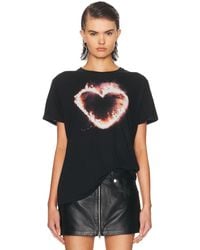 R13 - Flaming Heart Boy Tee - Lyst