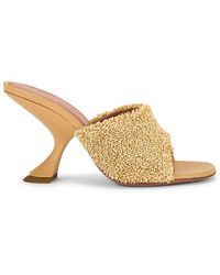 AMINA MUADDI - Taylor Raffia 90 Slipper - Lyst