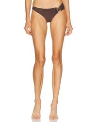 Christopher Esber - Mineral Stone Side Ruched High Brief Bikini Bottom - Lyst