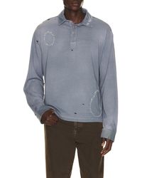 Strike Oil - Thrashed Rugby Polo - Lyst