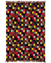 Beams Plus - Hand Knit 2 Layer Patchwork Scarf - Lyst