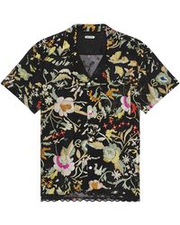 Bode - Heirloom Floral Short Sleeve Shirt - Lyst