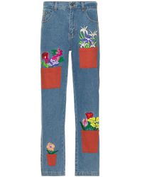 Kidsuper - Flower Pots Denim Jeans - Lyst