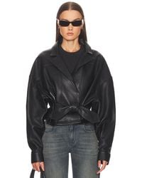 EZR - Box Tux Leather Jacket - Lyst