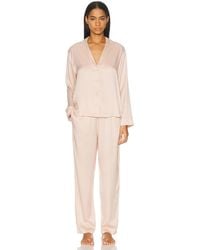 Lunya - Washable Silk Long Sleeve Pant Set - Lyst