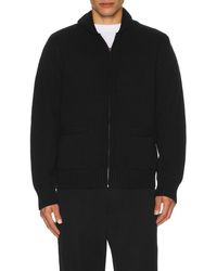 Schott Nyc - Zip Front Sweater - Lyst