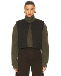 Lemaire - Wadded Gilet Vest - Lyst