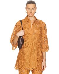 Zimmermann - Coco Lace Tunic Top - Lyst
