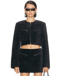 Alexander Wang - Cropped Boxy Jacket - Lyst