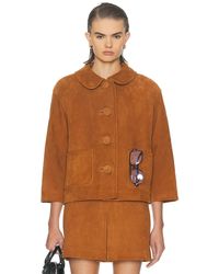 Marc Jacobs - Suede Doll Jacket - Lyst