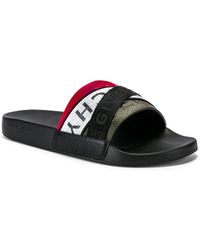 givenchy 4g webbing sandals in rubber