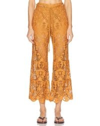 Zimmermann - Coco Lace Flare Pant - Lyst