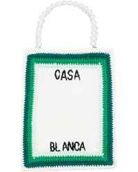 Casablanca - Cotton Mini Crochet Bag - Lyst
