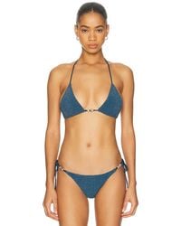 Bondeye - Beaded Ingrid Triangle Bikini Top - Lyst